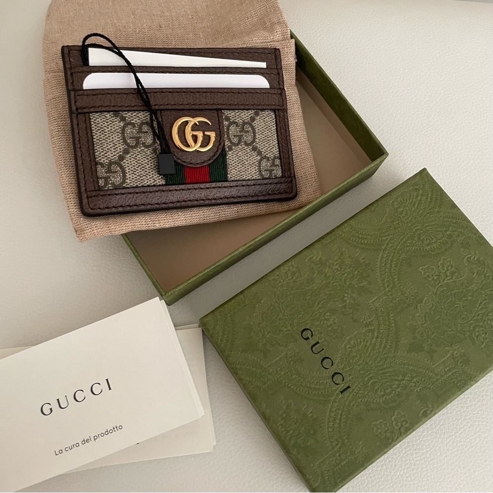 BRAND NEW Ophidia GG Card Case • Gucci